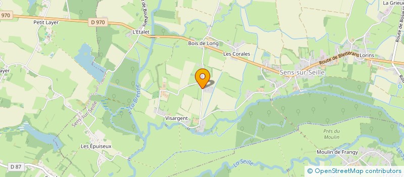 localisation de l'entreprise MONSIEUR LAURENT ESPERAT  SENS-SUR-SEILLE