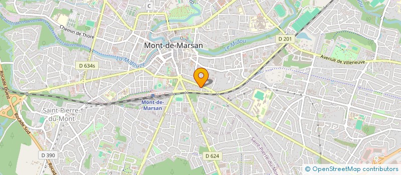 localisation de l'entreprise MONSIEUR LAURENT ESPERON  MONT-DE-MARSAN