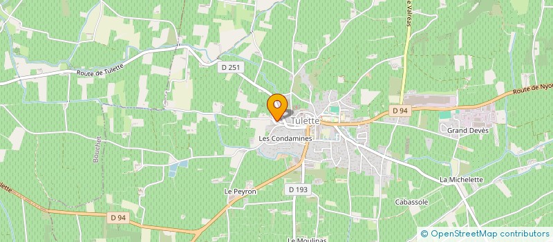localisation de l'entreprise MONSIEUR LAURENT ESPINASSE à TULETTE