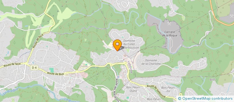 localisation de l'entreprise MONSIEUR LAURENT ESPINOSA à VALBONNE