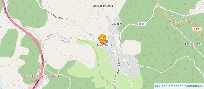 localisation de l'entreprise MONSIEUR LAURENT ESTEVE à AUJOLS