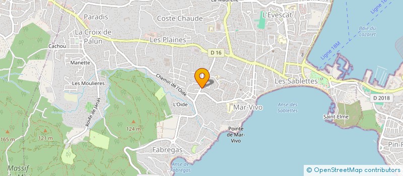 localisation de l'entreprise MONSIEUR LAURENT ESTIENNE à LA SEYNE SUR MER