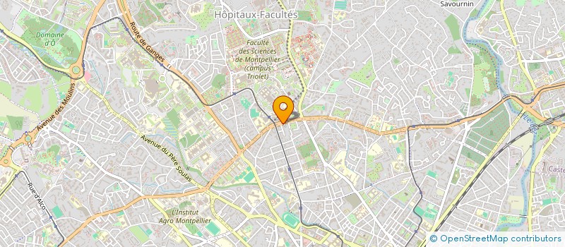 localisation de l'entreprise MONSIEUR LAURENT ESTRET à MONTPELLIER