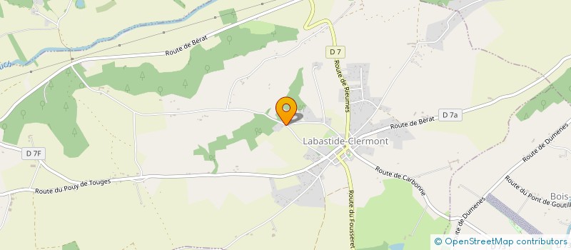 localisation de l'entreprise MONSIEUR LAURENT ETCHANCHU  LABASTIDE-CLERMONT
