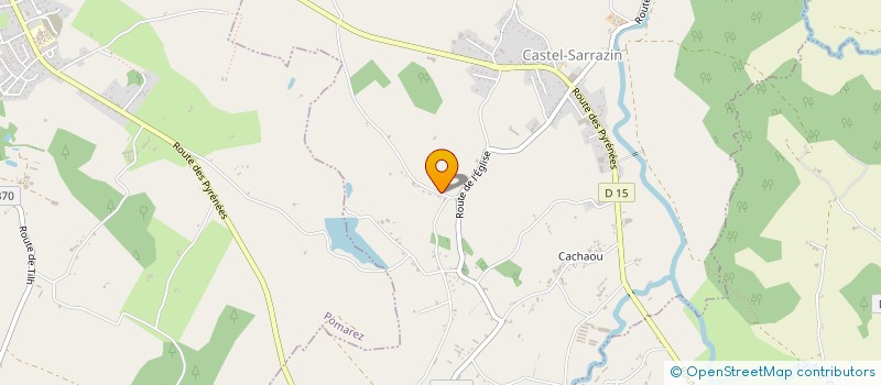 localisation de l'entreprise MONSIEUR LAURENT ETCHEMENDY  CASTEL-SARRAZIN