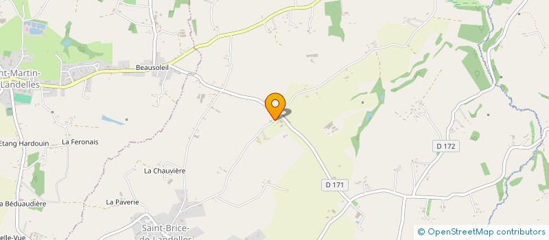 localisation de l'entreprise MONSIEUR LAURENT ETIENVRE  SAINT-BRICE-DE-LANDELLES