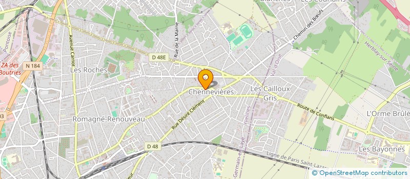 localisation de l'entreprise MONSIEUR LAURENT ETRE  CONFLANS-SAINTE-HONORINE