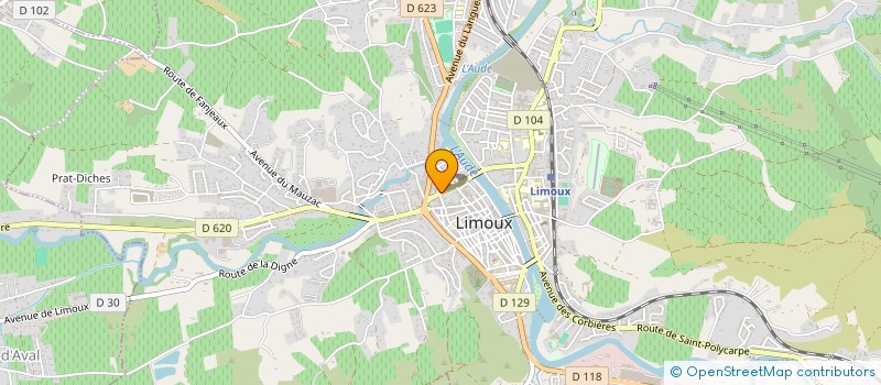 localisation de l'entreprise MONSIEUR LAURENT EUPHERTE à LIMOUX