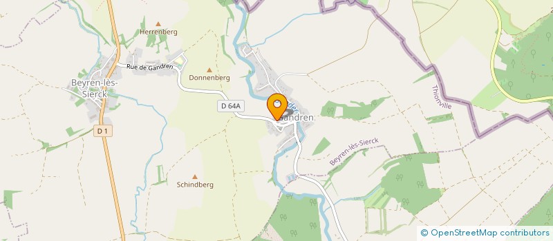 localisation de l'entreprise MONSIEUR LAURENT EVANGELISTA  BEYREN-LES-SIERCK