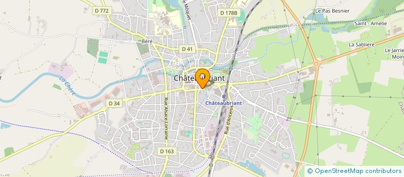 localisation de l'entreprise MONSIEUR LAURENT EVENO à CHATEAUBRIANT