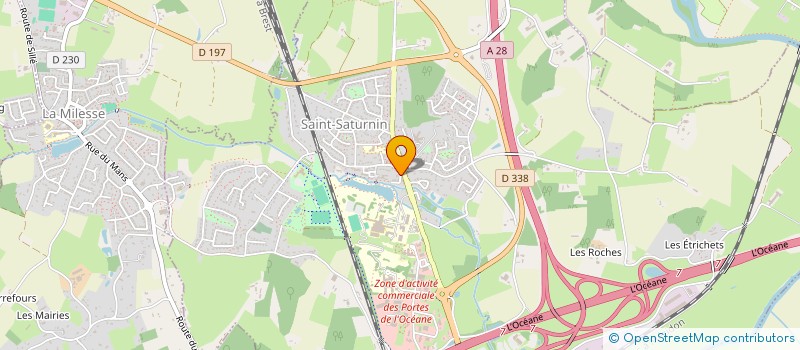 localisation de l'entreprise MONSIEUR LAURENT EVRARD  SAINT-SATURNIN