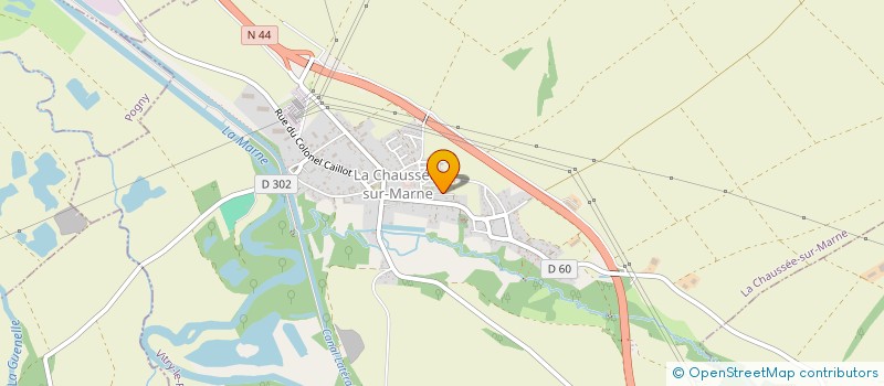 localisation de l'entreprise MONSIEUR LAURENT EXCOFFIER  LA CHAUSSEE-SUR-MARNE