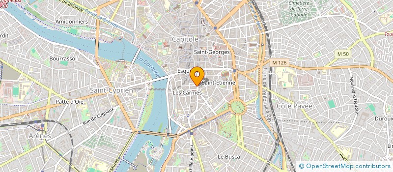 localisation de l'entreprise MONSIEUR LAURENT FABIE  TOULOUSE
