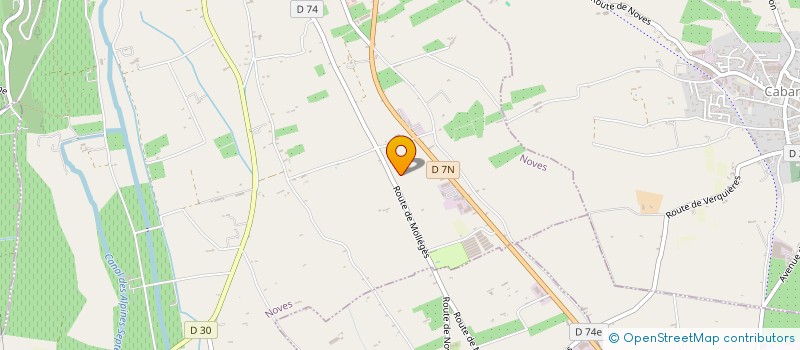 localisation de l'entreprise MONSIEUR LAURENT FABRE  NOVES