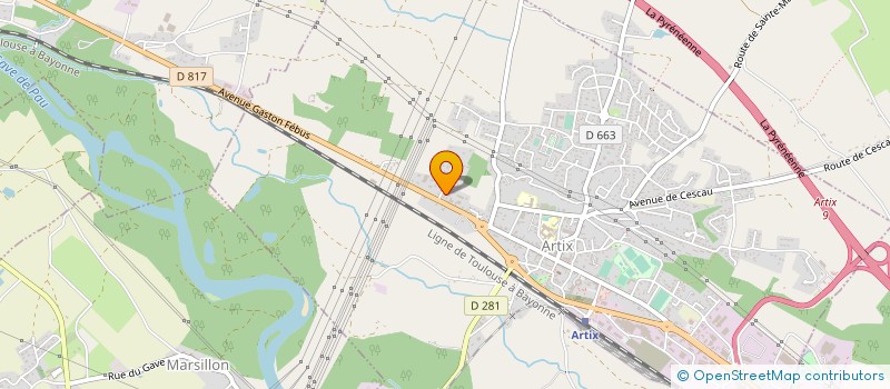 localisation de l'entreprise MONSIEUR LAURENT FABREGON  PARDIES