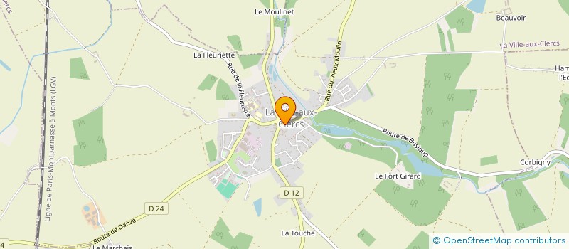 localisation de l'entreprise MONSIEUR LAURENT FABRITTI à DANZE
