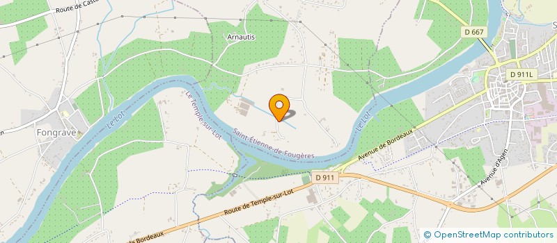 localisation de l'entreprise MONSIEUR LAURENT FACCI  SAINT ETIENNE DE FOUGERES