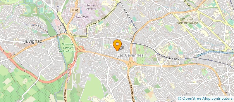 localisation de l'entreprise MONSIEUR LAURENT FAGES à MONTPELLIER