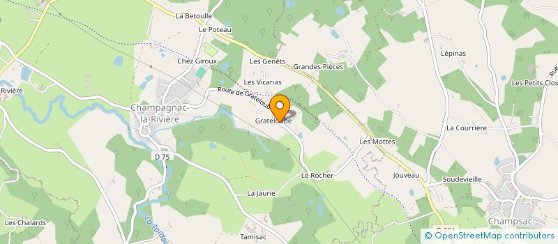 localisation de l'entreprise MONSIEUR LAURENT FAGUET à CHAMPAGNAC-LA-RIVIERE