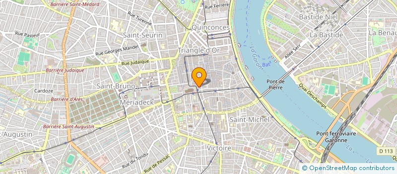localisation de l'entreprise MONSIEUR LAURENT FAIVRE à BORDEAUX