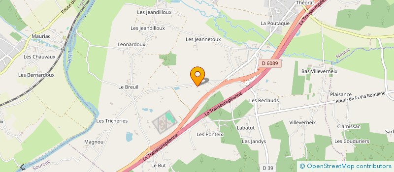 localisation de l'entreprise MONSIEUR LAURENT FALAUX à NEUVIC
