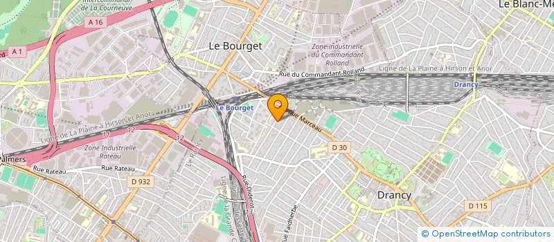 localisation de l'entreprise MONSIEUR LAURENT FALCK  DRANCY