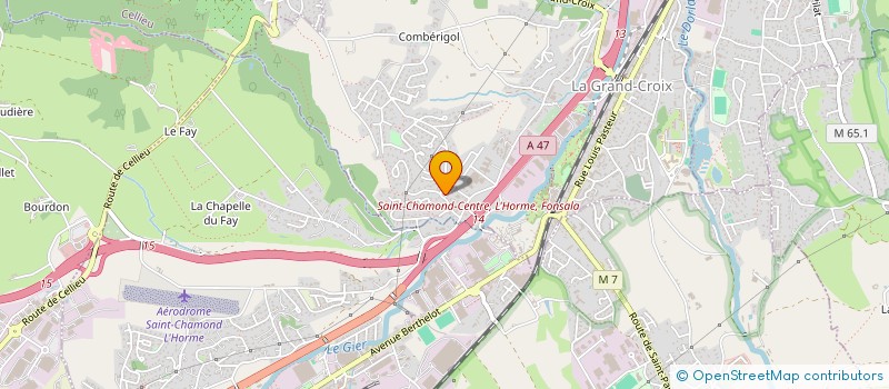 localisation de l'entreprise MONSIEUR LAURENT FALZONE  LA GRAND-CROIX