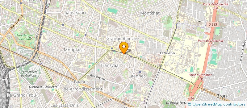 localisation de l'entreprise MONSIEUR LAURENT FANTON  LYON