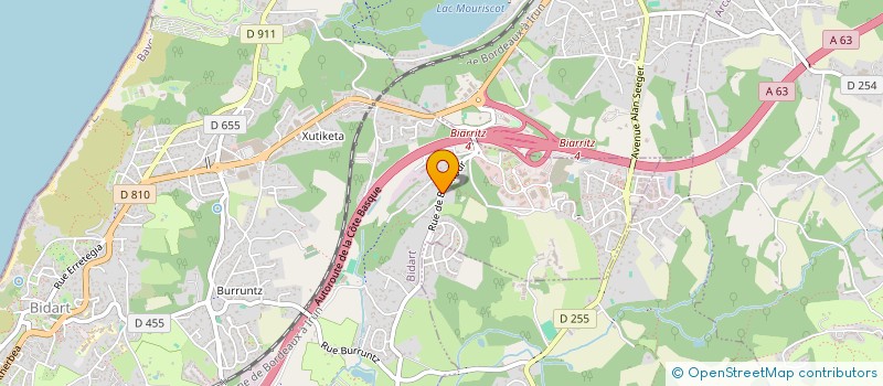 localisation de l'entreprise MONSIEUR LAURENT FARABOS à BIDART