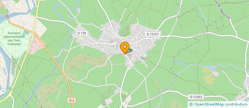 localisation de l'entreprise MONSIEUR LAURENT FARGAS  LE POUGET