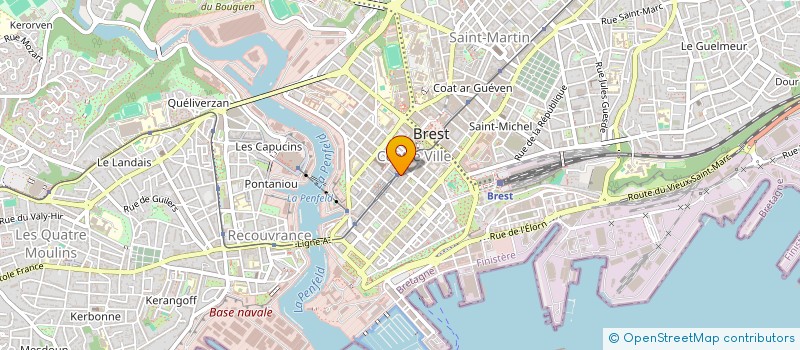 localisation de l'entreprise MONSIEUR LAURENT FARRE MASUET à BREST