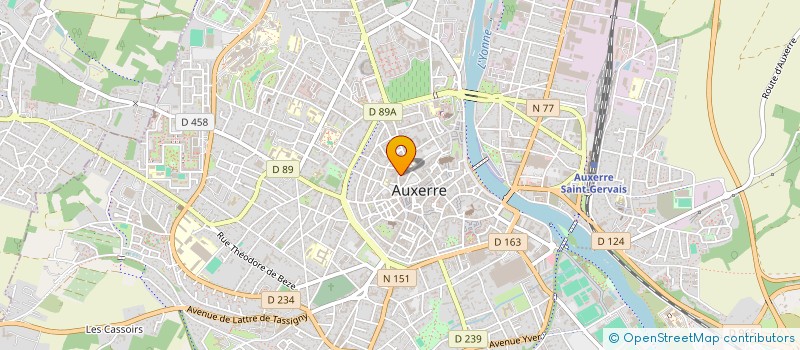 localisation de l'entreprise MONSIEUR LAURENT FASSEUR à AUXERRE