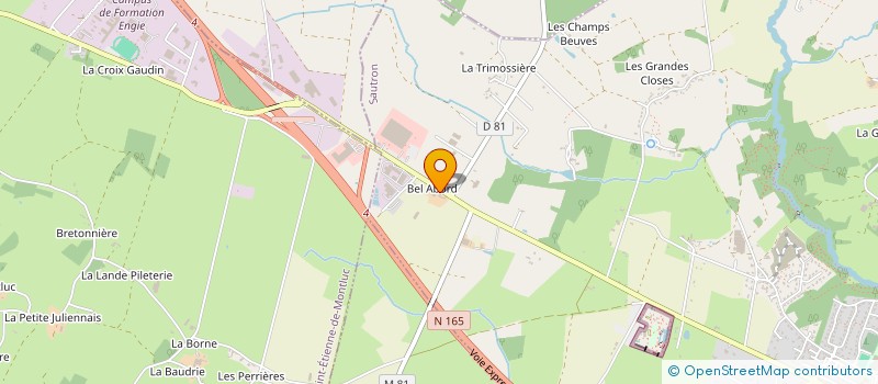 localisation de l'entreprise MONSIEUR LAURENT FAUCHOIX  SAUTRON