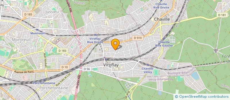 localisation de l'entreprise MONSIEUR LAURENT FAUCONNIER à VIROFLAY