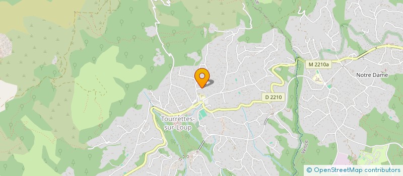 localisation de l'entreprise MONSIEUR LAURENT FAUGERES  TOURRETTES-SUR-LOUP