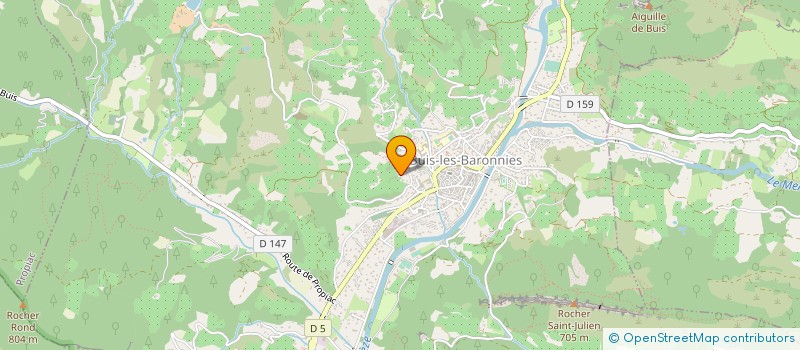 localisation de l'entreprise MONSIEUR LAURENT FAURE à BUIS-LES-BARONNIES