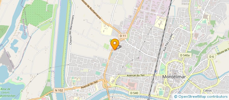 localisation de l'entreprise MONSIEUR LAURENT FAURE à MONTELIMAR