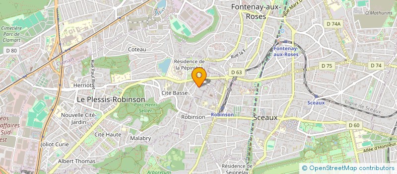localisation de l'entreprise MONSIEUR LAURENT FAURE à LE PLESSIS-ROBINSON