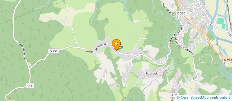 localisation de l'entreprise MONSIEUR LAURENT FAUVEAU  USTARITZ