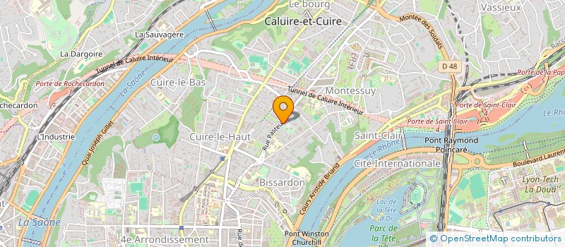 localisation de l'entreprise MONSIEUR LAURENT FAVE  CALUIRE-ET-CUIRE