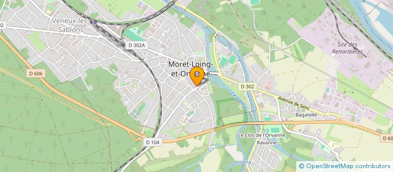 localisation de l'entreprise MONSIEUR LAURENT FAVET à MORET-LOING-ET-ORVANNE