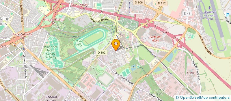 localisation de l'entreprise MONSIEUR LAURENT FAVRE  BRON