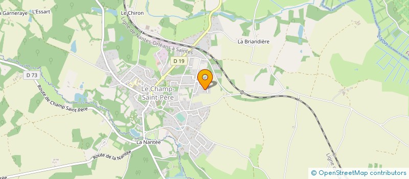 localisation de l'entreprise MONSIEUR LAURENT FAVRE  LE CHAMP-SAINT-PERE