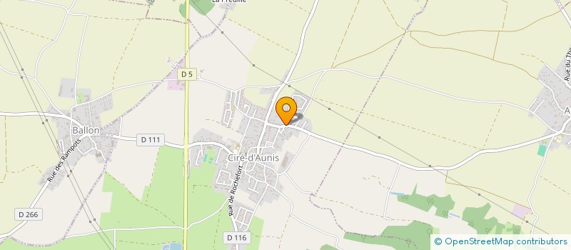 localisation de l'entreprise MONSIEUR LAURENT FAZILLEAU LAURENT  CIRE-D'AUNIS