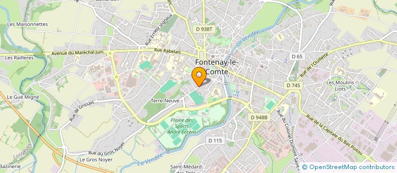 localisation de l'entreprise MONSIEUR LAURENT FERARY-BERTHELOT  FONTENAY-LE-COMTE