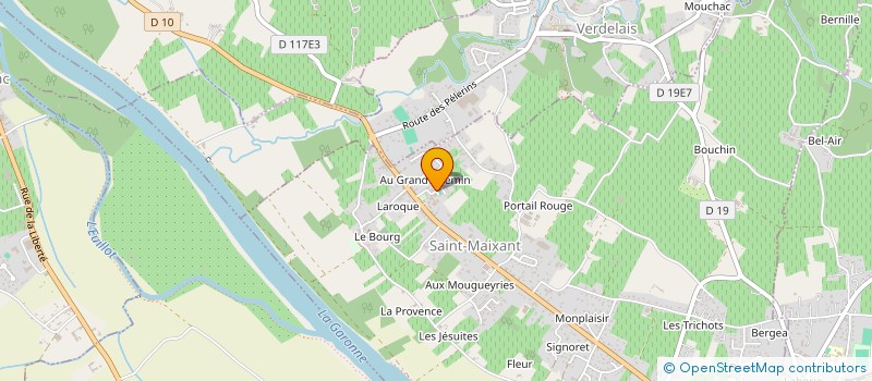 localisation de l'entreprise MONSIEUR LAURENT FERMIS  SAINT-GERMAIN-DE-GRAVE