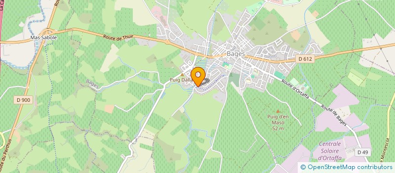 localisation de l'entreprise MONSIEUR LAURENT FERNANDEZ  BAGES