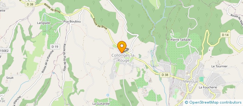 localisation de l'entreprise MONSIEUR LAURENT FERNANDO  COLLONGES-LA-ROUGE