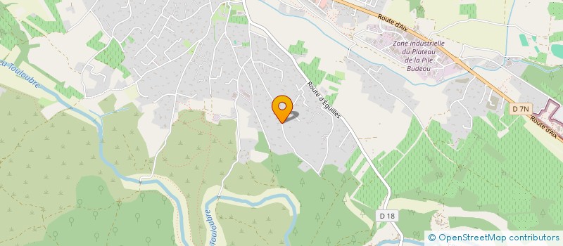 localisation de l'entreprise MONSIEUR LAURENT FERRA  SAINT-CANNAT