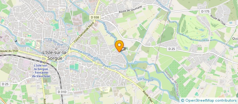 localisation de l'entreprise MONSIEUR LAURENT FERRE  L'ISLE-SUR-LA-SORGUE